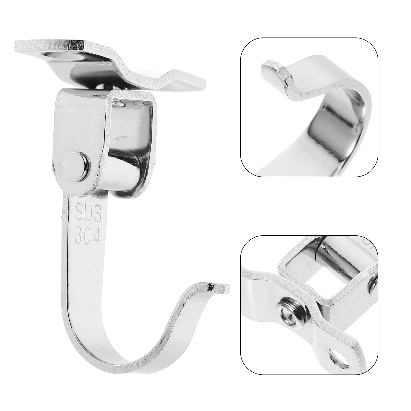 2Pcs Stainless Steel Ceiling H - Ceiling Fan Mount ulasan dan harga