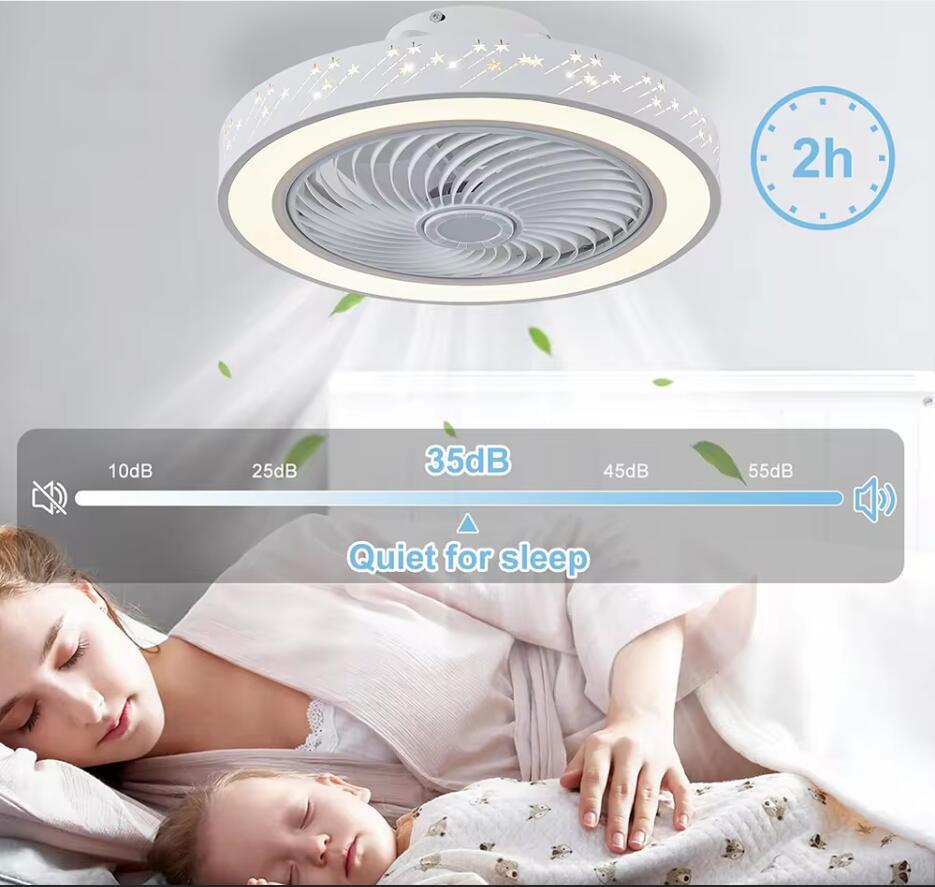 46CM Smart App Ceiling Fan wit - Ceiling Fan Mount ulasan dan harga