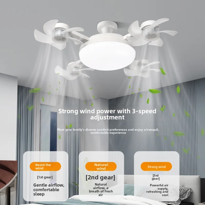 LED Creative E27 Drone Fan Lig - Ceiling Fan Mount ulasan dan harga