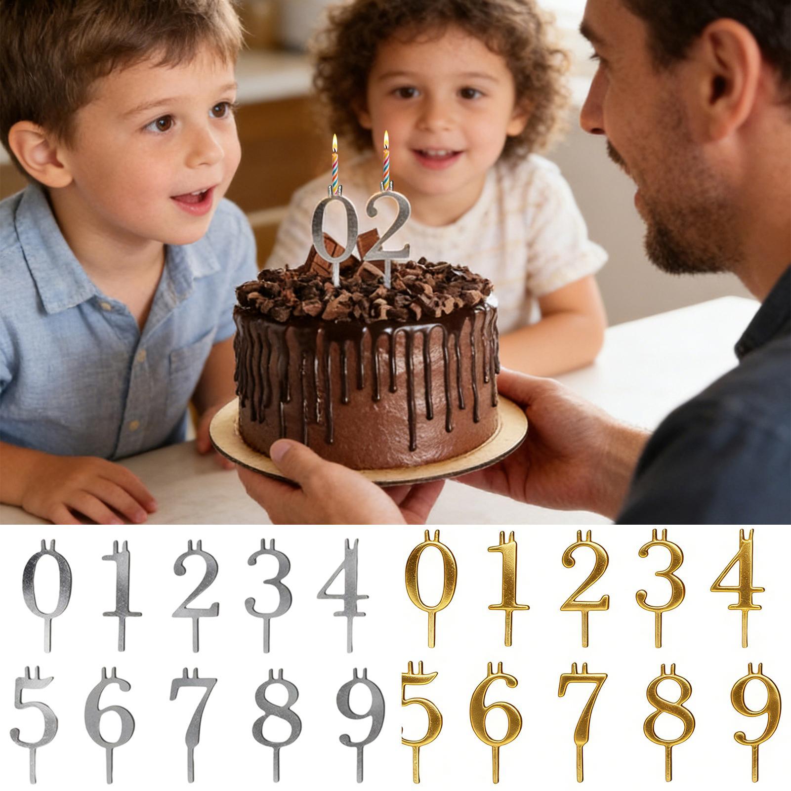 10pcs 0-9 Number Cake Toppers  - Home Improvement Tim ulasan dan harga