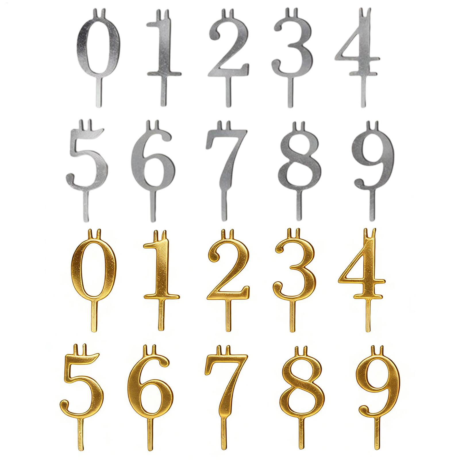 10pcs 0-9 Number Cake Toppers  - Home Improvement Tim ulasan dan harga